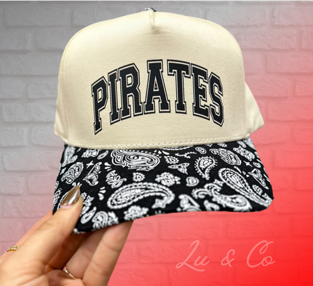 Pirates Black Bandana