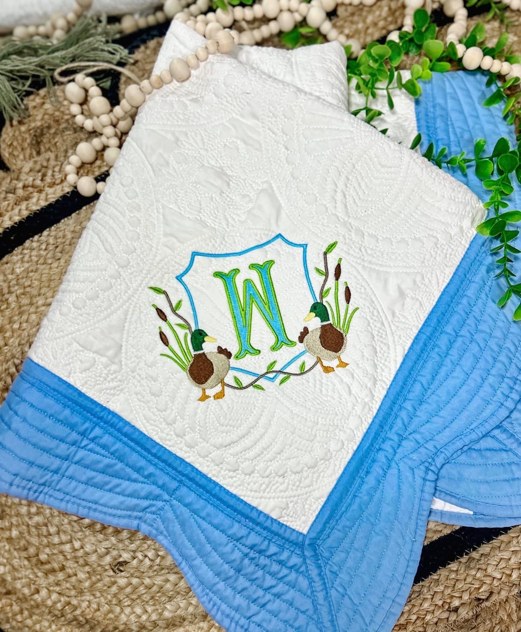 Mallard Monogram Blanket
