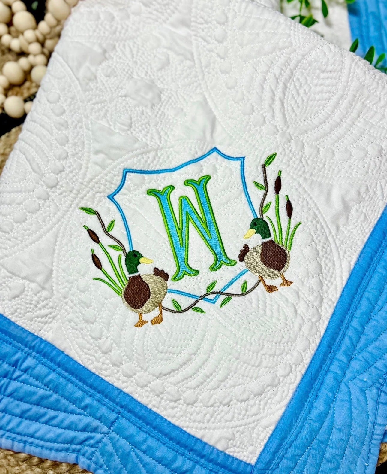 Mallard Monogram Blanket
